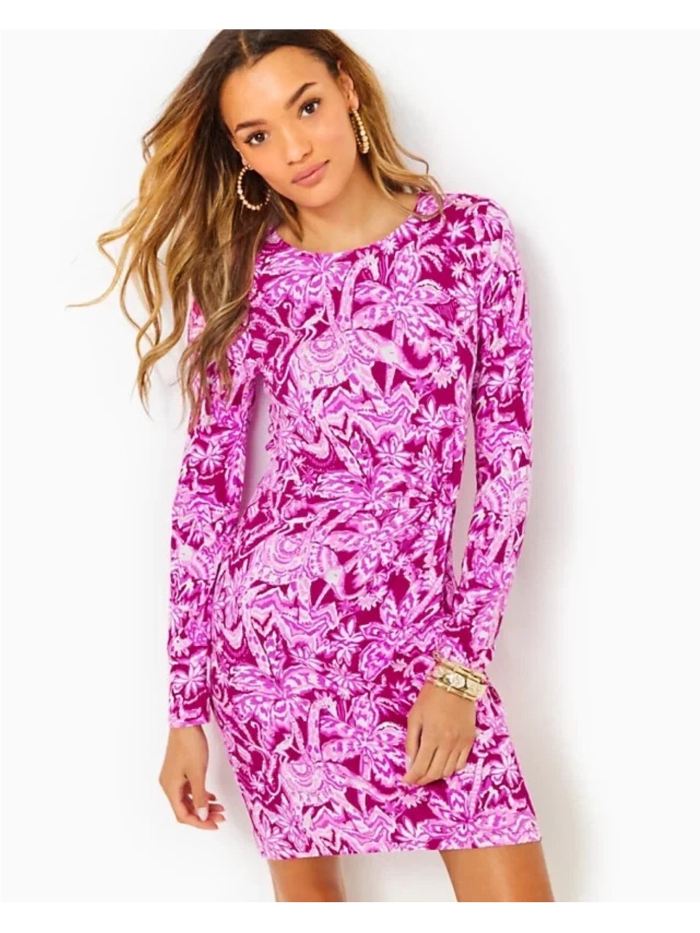 Lilly Pulitzer Lynn Long Sleeve Twist Dress